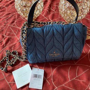 Kate Spade NEW  quilted denim purse